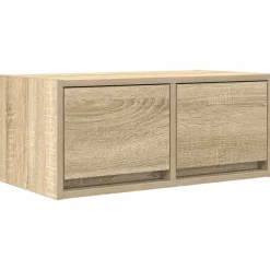 vidaXL TV-bänk 60x31x25,5 cm konstruerat trä Sonoma ek