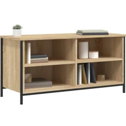 vidaXL Tv-bänk sonoma-ek 100x40x50 cm konstruerat trä Sonoma ek