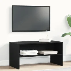 Online vidaXL TV-bänk 80x40x40 cm konstruerat trä Svart ek
