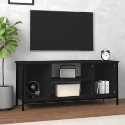 Best vidaXL Tv-bänk 102x35x45 cm konstruerat trä Svart