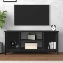 Best vidaXL Tv-bänk 102x35x45 cm konstruerat trä Svart