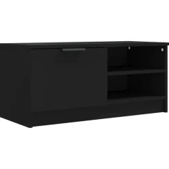 Discount vidaXL Tv-bänk 80x35x36,5 cm konstruerat trä Svart