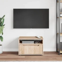 Outlet vidaXL TV-bänk VISNES 60x40x38 cm konstruerat trä Sonoma ek