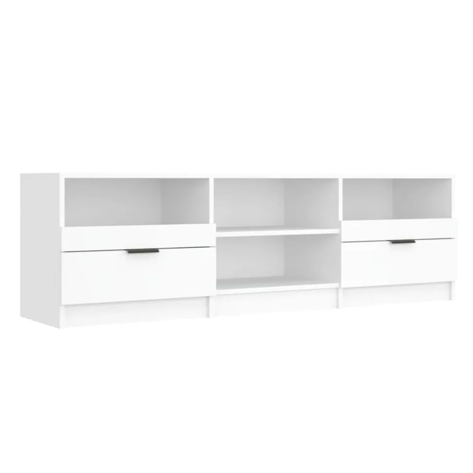 vidaXL Tv-bänk vit 150x33,5x45 cm konstruerat trä