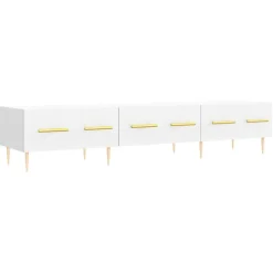 vidaXL Tv-bänk vit 150x36x30 cm konstruerat trä