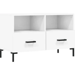 Sale vidaXL Tv-bänk 80x36x50 cm konstruerat trä Vit