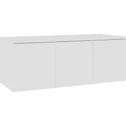 Outlet vidaXL Tv-bänk 80x34x30 cm konstruerat trä Vit