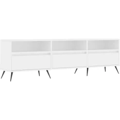 Outlet vidaXL Tv-bänk 150x30x44,5 cm konstruerat trä Vit