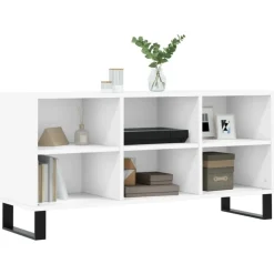 Best vidaXL Tv-bänk 103,5x30x50 cm konstruerat trä Vit