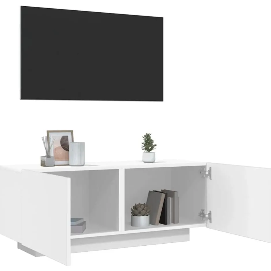 Sale vidaXL Tv-bänk 100x35x40 cm konstruerat trä Vit