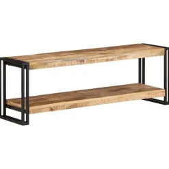 vidaXL TV-bänk 120x30x40 cm grovt mangoträ
