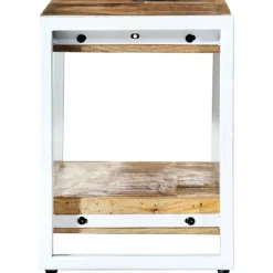 Sale vidaXL TV-bänk 90x30x40cm massivt mangoträ Vit