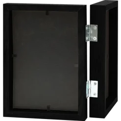 vidaXL Tvådelad fotoram svart 2x(13x18 cm)