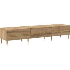 New vidaXL TV-skåp med låda 150 x 36 x 30 cm Konstruerat trä artisan ek