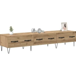 vidaXL TV-skåp med låda artisan ek 150 x 36 x 30 cm Konstruerat trä