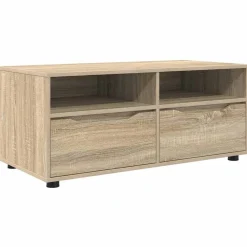 Online vidaXL TV-skåp med låda Sonoma-ek 100 x 48 x 43 cm Konstruerat trä Sonoma ek