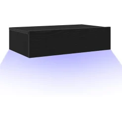 Best vidaXL TV-skåp med LED-lampor 60x35x15,5 cm Svart ek
