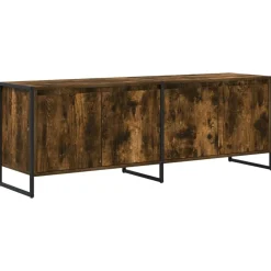 vidaXL TV-skåp Rökek 140 x 36 x 49,5 cm Konstruerat trä
