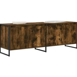 vidaXL TV-skåp Rökek 140 x 36 x 49,5 cm Konstruerat trä
