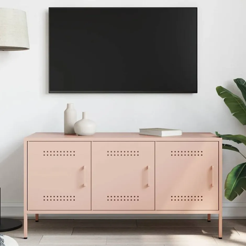 Sale vidaXL TV-skåp 100,5x39x50,5 cm stål Rosa