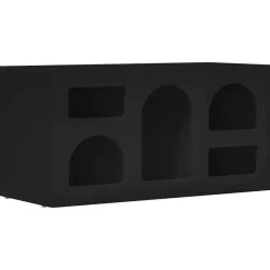 Hot vidaXL TV-skåp 80 x 35 x 40 cm Konstruerat trä Svart