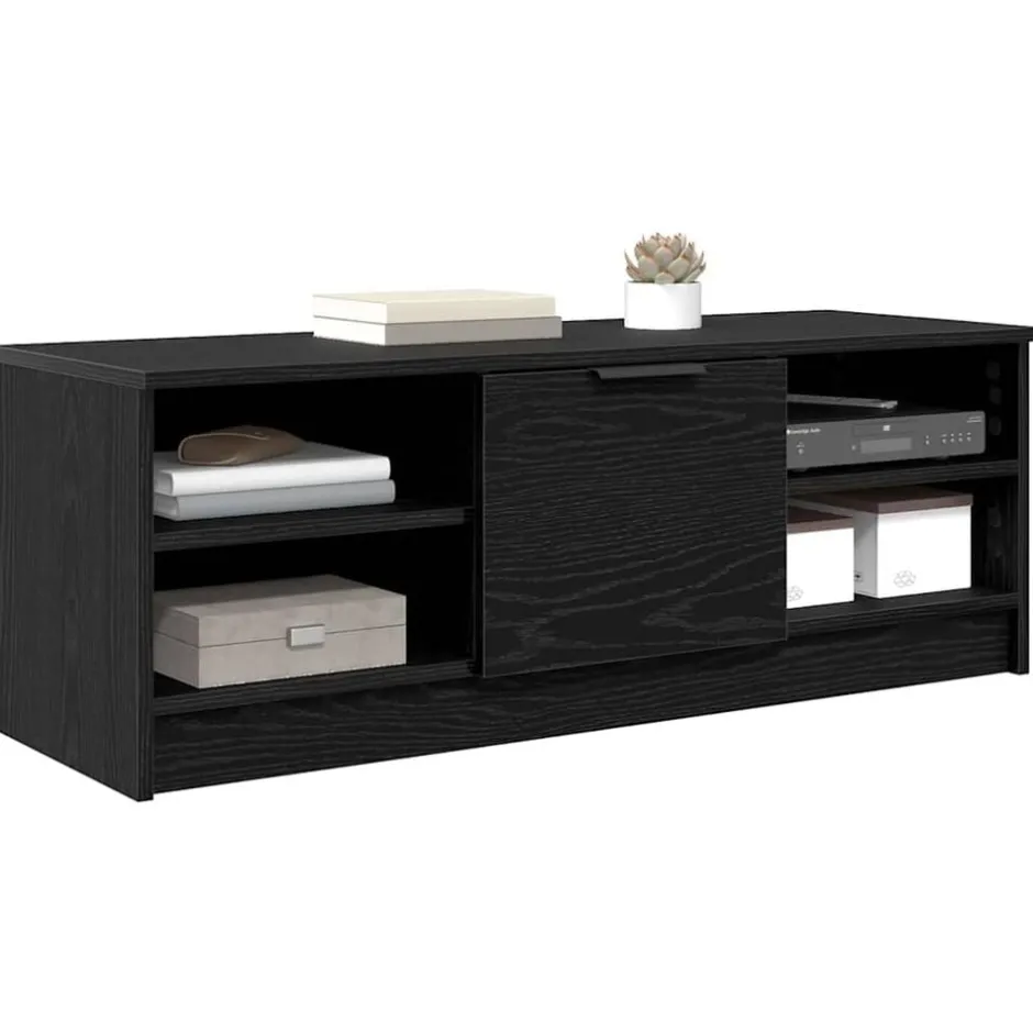 Sale vidaXL TV-skåp 102 x 35 x 36,5 cm Konstruerat trä Svart ek