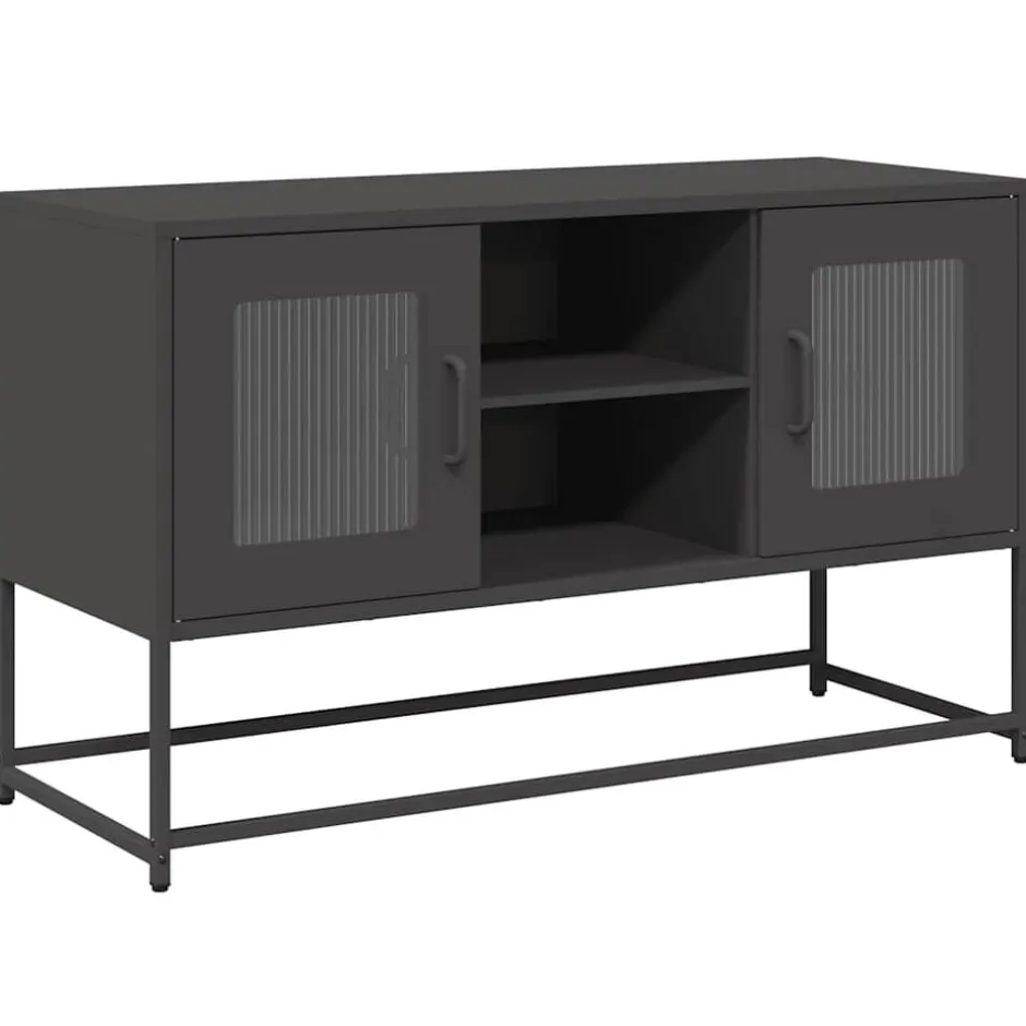 Sale vidaXL TV-skåp 100,5x39x60,5 cm stål Svart