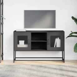 Sale vidaXL TV-skåp 100,5x39x60,5 cm stål Svart