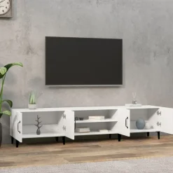 vidaXL TV-skåp vit 180x31,5x40 cm konstruerat trä