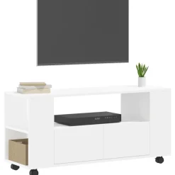 New vidaXL TV-skåp 102x34,5x43 cm konstruerat trä Vit
