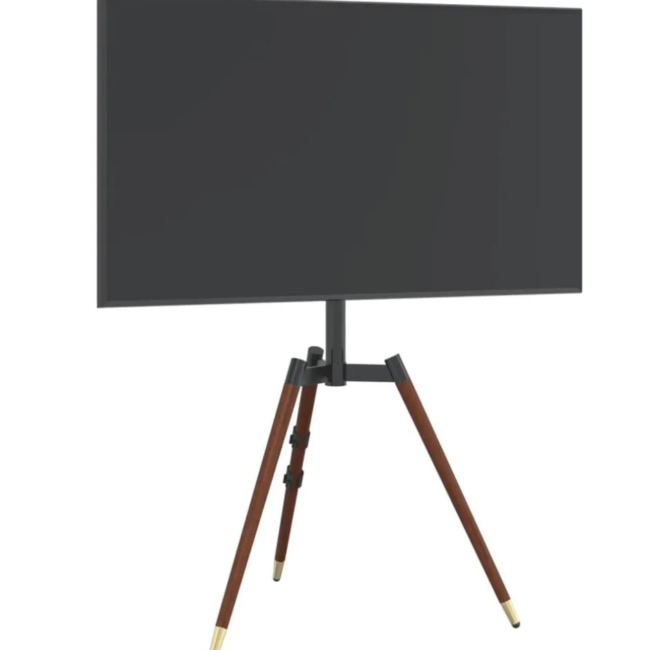Best vidaXL Tv-stativ för 37-65 tums skärm max VESA 400x400 mm 40kg Mörkbrun