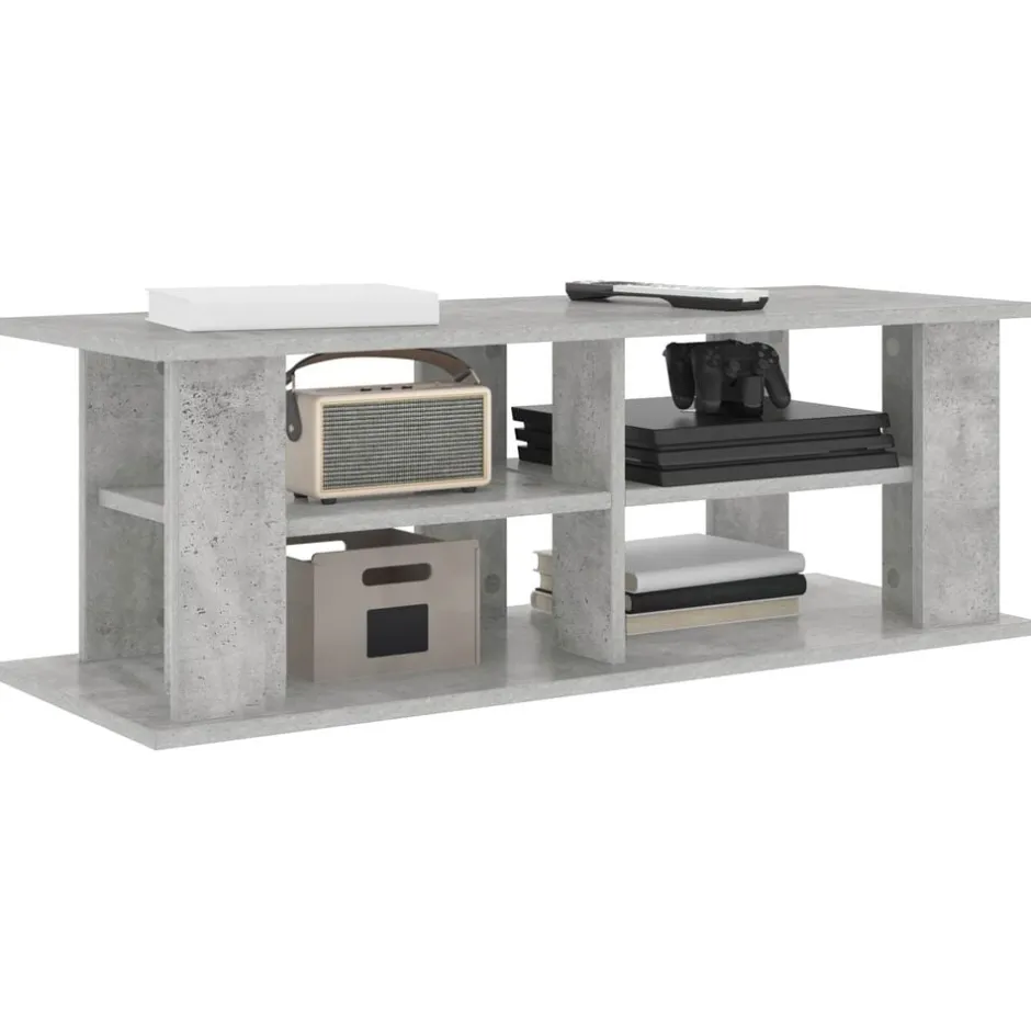 Hot vidaXL TV-ställ 96 x 35 x 33,5 cm Betonggrå