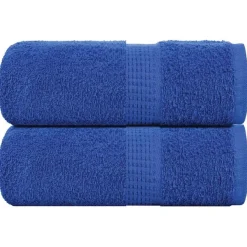 vidaXL Tvätthanddukar FROGN 2 st blå 30x30 cm 360 gsm