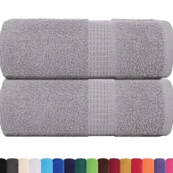 Online vidaXL Tvätthanddukar FROGN 2 st 30x30 cm 360 gsm Grå