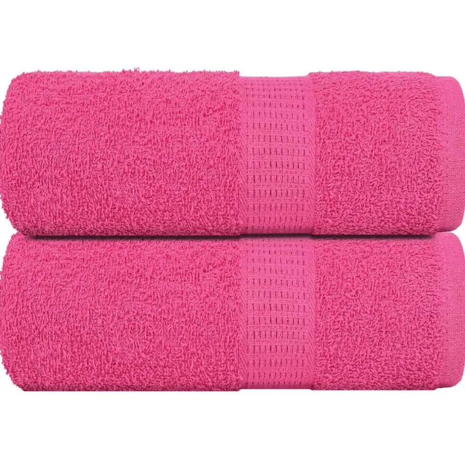 Discount vidaXL Tvätthanddukar FROGN 2 st 30x30 cm 360 gsm Rosa