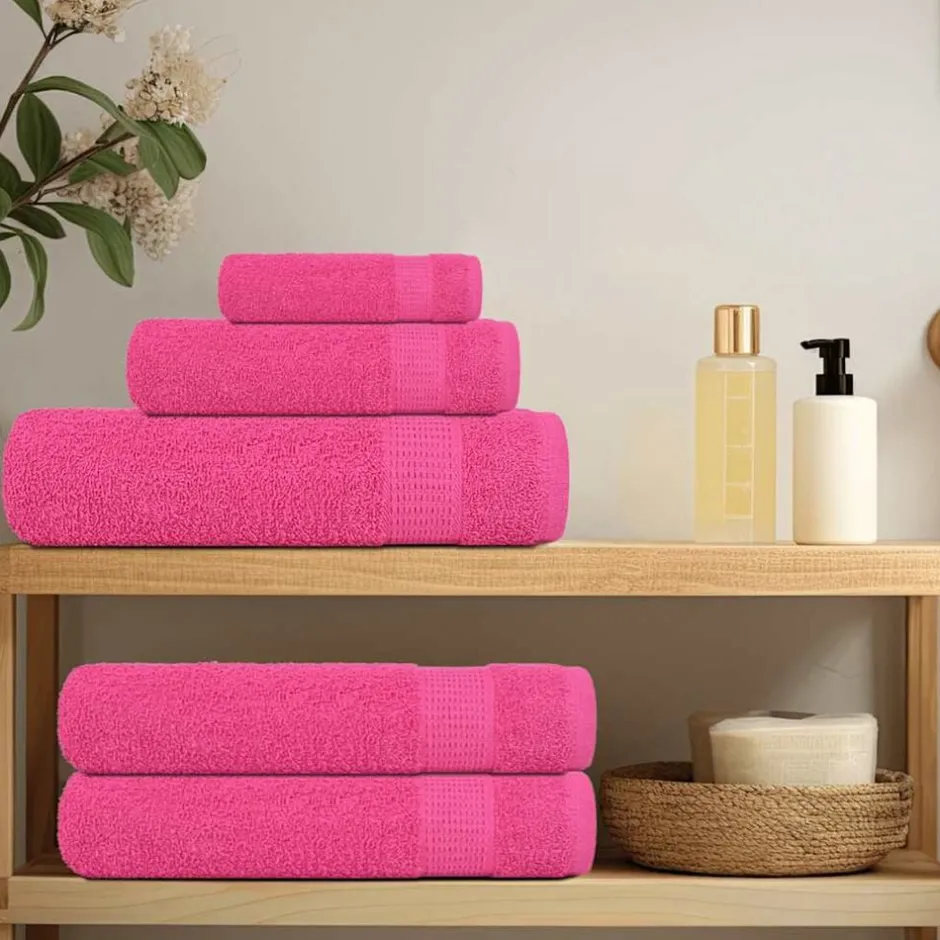 Discount vidaXL Tvätthanddukar FROGN 2 st 30x30 cm 360 gsm Rosa