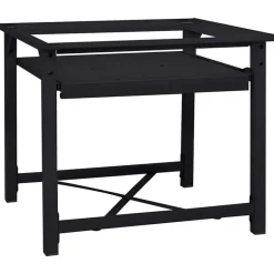 Hot vidaXL Tvättmaskin Pedestal 60 x 56 x 52 cm Stål Svart