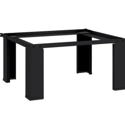 New vidaXL Tvättmaskin Pedestal 64 x 55 x 32,5 cm Stål Svart