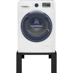 New vidaXL Tvättmaskin Pedestal 64 x 55 x 32,5 cm Stål Svart