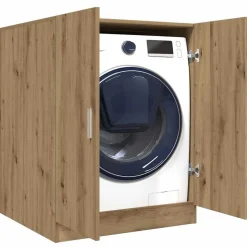 vidaXL Tvättmaskinsskåp artisan ek 70,5x71,5x91,5 cm