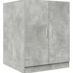 vidaXL Tvättmaskinsskåp 70,5x71,5x91,5 cm Betonggrå