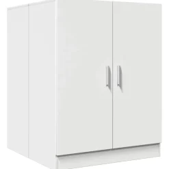 vidaXL Tvättmaskinsskåp vit 71x71,5x91,5 cm