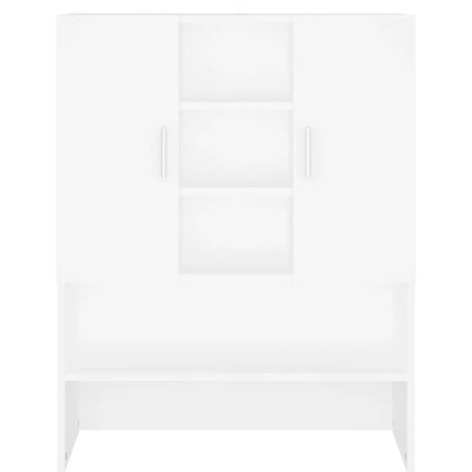 Clearance vidaXL Tvättmaskinsskåp 70,5x25,5x90 cm Vit