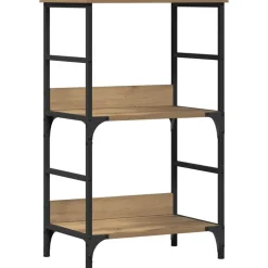 vidaXL Tvättställsskåp artisan ek 50x33x82 cm konstruerat trä