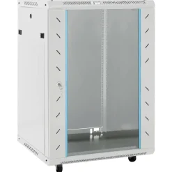 vidaXL 15U Nätverksskåp 19" IP20 grå 60x45x86 cm