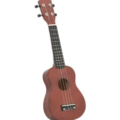 Outlet vidaXL Ukulele med väska för barn sopran mörkt trä 21" Mörkbrun