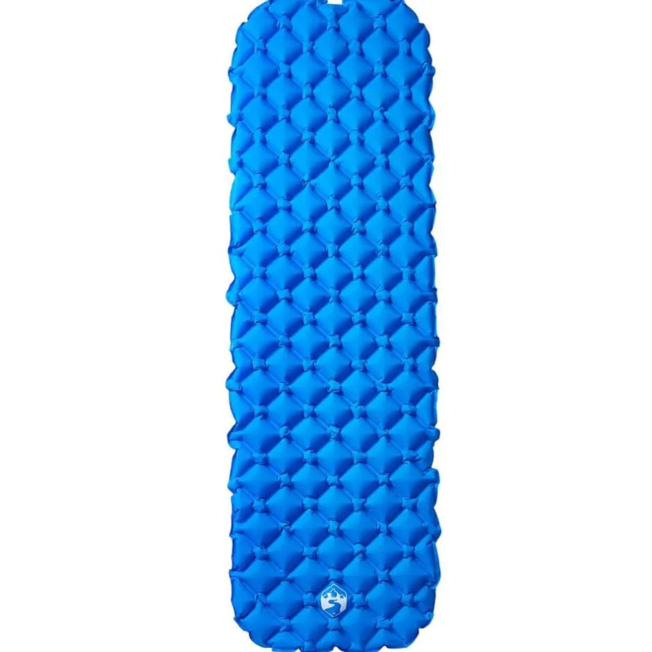 Sale vidaXL Uppsbar campingmadrass 1 person 190x58x6 cm Blå