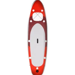 vidaXL Upplåsbar SUP-bräda set röd 300x76x10 cm