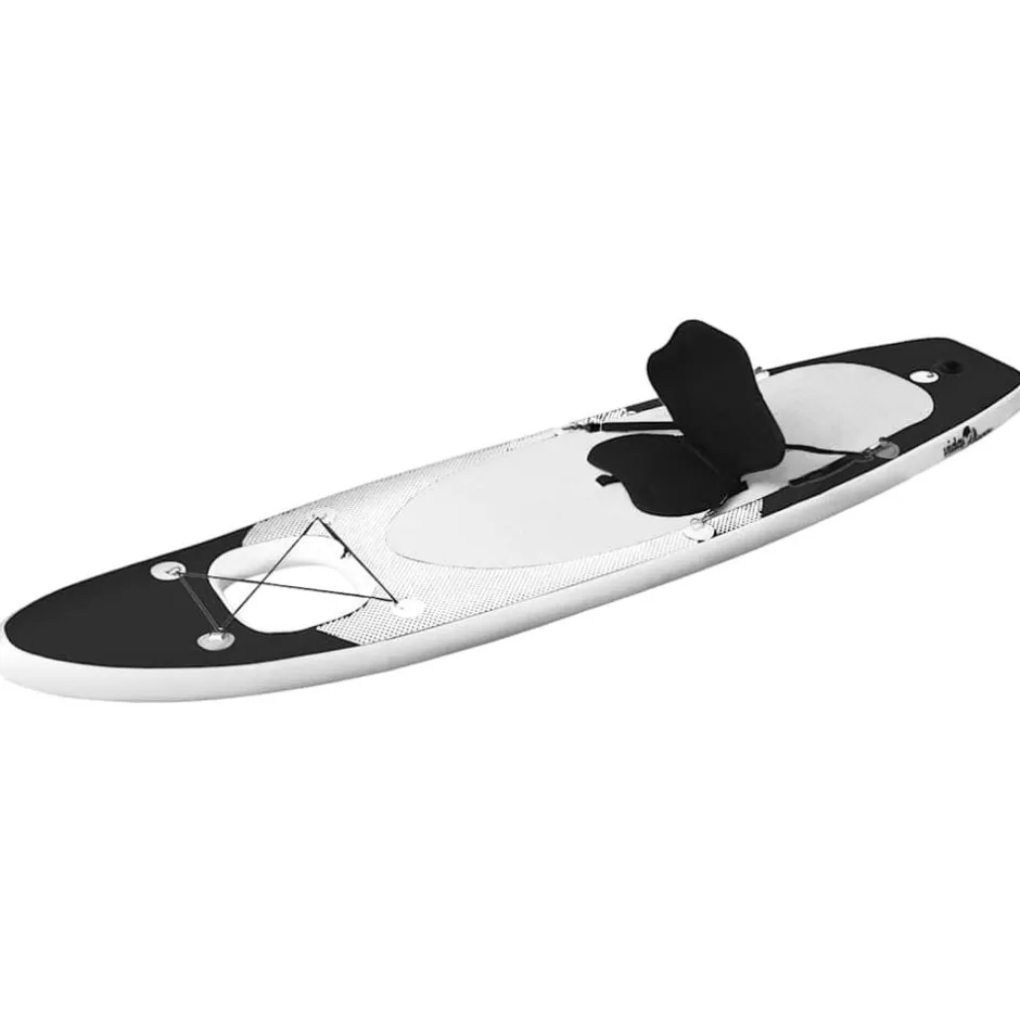 Hot vidaXL Upplåsbar SUP-bräda set 300x76x10 cm Svart
