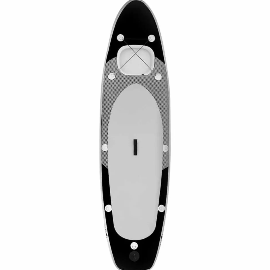 Hot vidaXL Upplåsbar SUP-bräda set 300x76x10 cm Svart